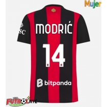 Camiseta AC Milan Luka Modric #14 Primera Equipación para mujer 2026-27 manga corta